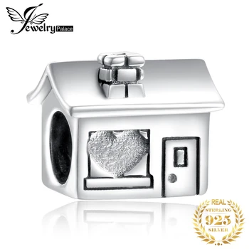 

JewelryPalace Family House 925 Sterling Silver Beads Charms Silver 925 Original For Bracelet Silver 925 original Jewelry Making