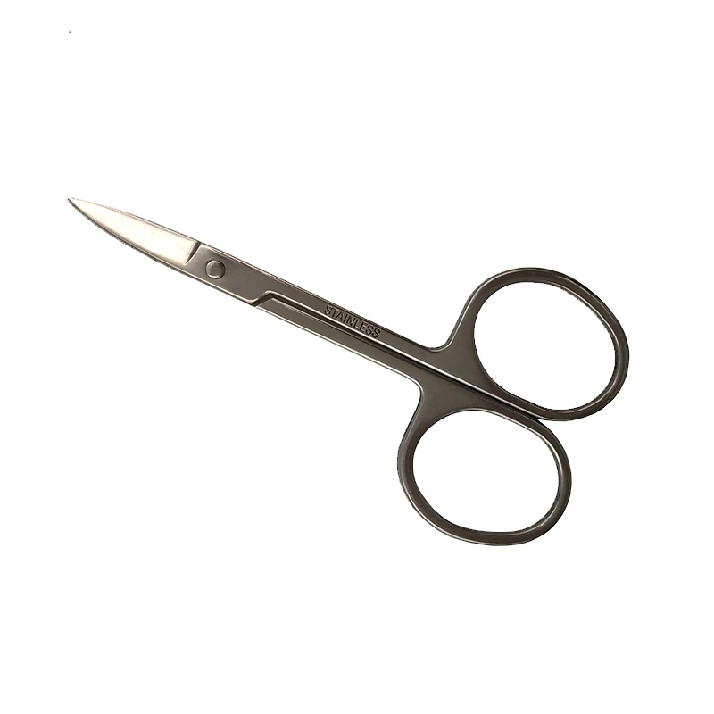 

YSDO 1 Pcs Eyebrow Trimmer Sharp Eyebrow Scissors Tip Beauty Makeup Scissors Manicure Face Hair Trimming Tweezers Tools