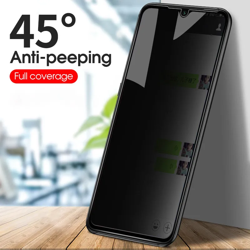 Privacy Tempered Glass Screen Protector Film - Anti Spy Protection