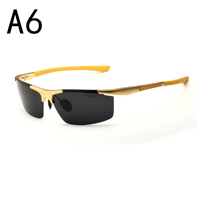 VEITHDIA Aluminum Magnesium Sunglasses Polarized S Men Coating Mirror Driving Glasses Male Eyewear Accessories