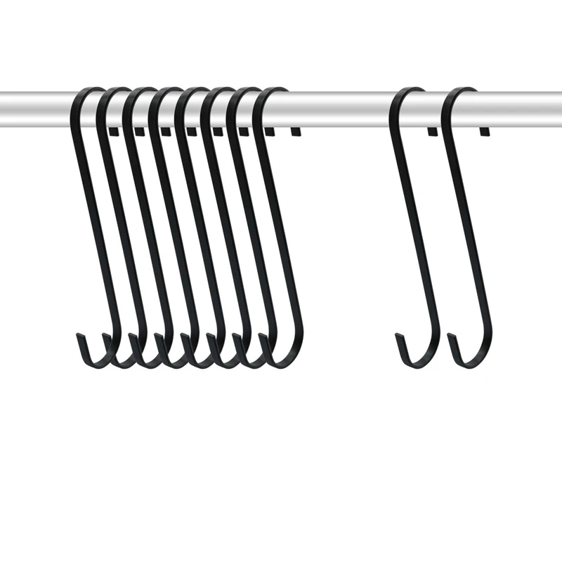 10 Pack Extra Large 10 Inch Long S Hooks for Hanging Plant,Basket