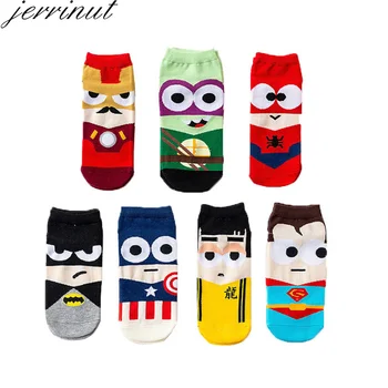 

Jerrinut 1Pairs Socks Unisex Winter Retro cute short Personality Art Male harajuku korean Funny Happy ankle Men Socks Women