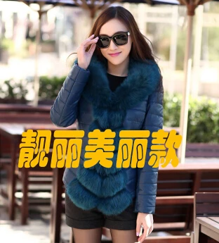 8802 blue 5XL 4XL практичная зимняя меховая женская куртка из искусственного меха кожаная Лоскутная Верхняя одежда женские куртки топы Женская одежда плюс размер Y820 - Цвет: 8802 blue