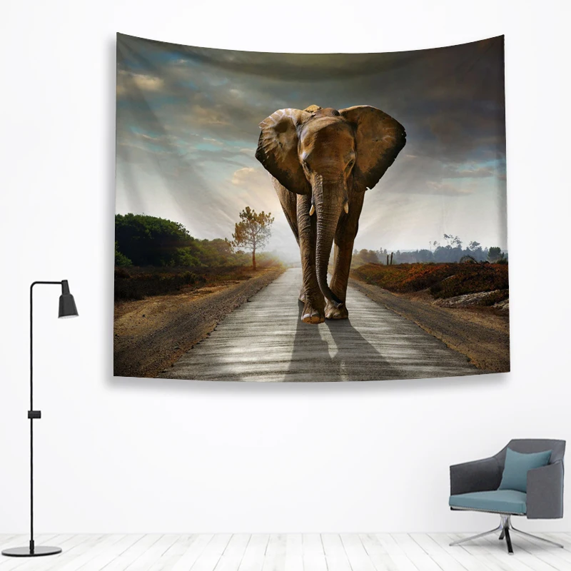 Слон стены Ttapestry висячие украшения богемный пляжный коврик фермерский дом Декор общежития МАНДАЛА ГОБЕЛЕН колдовство хиппи