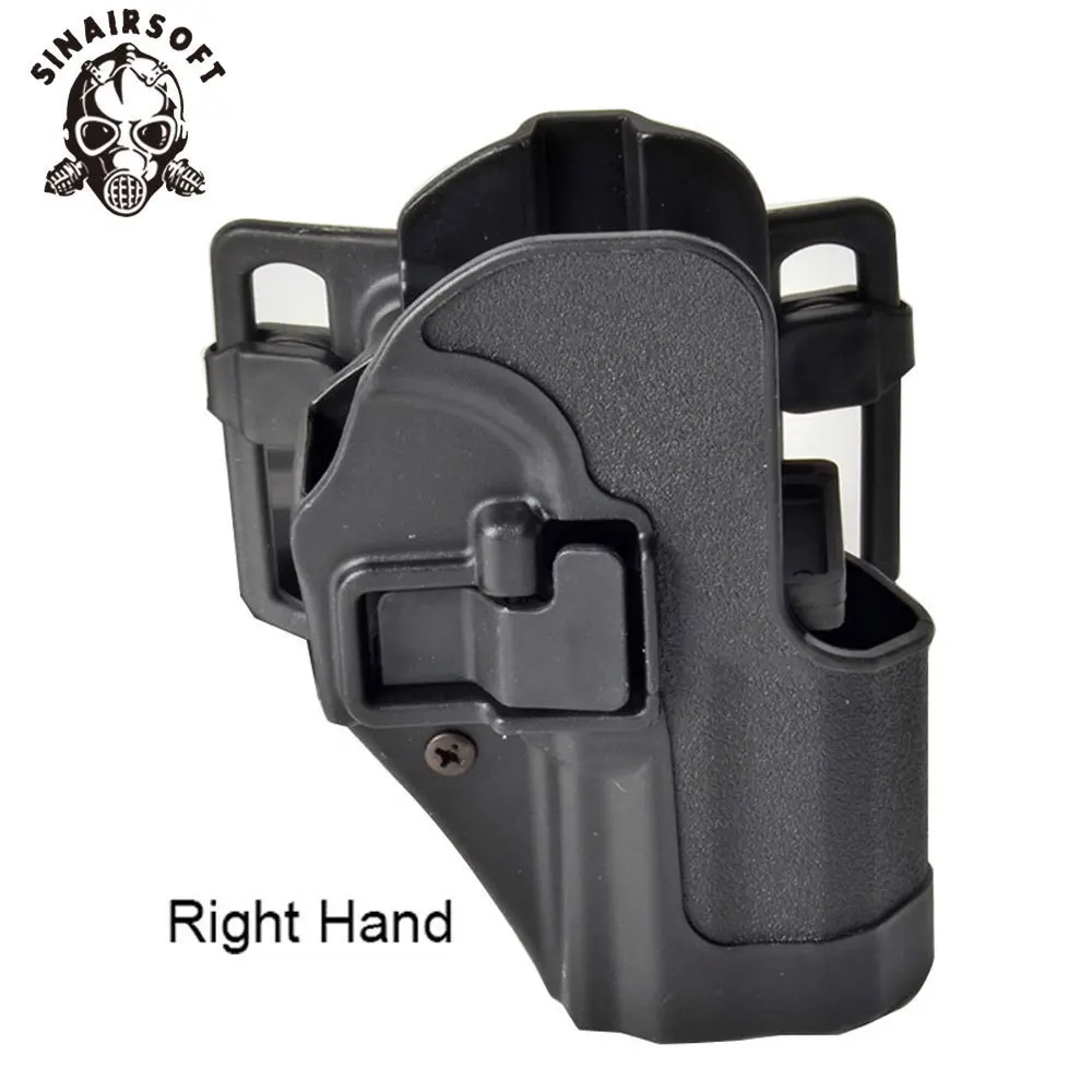 

SINAIRSOFT CQC Tactical Holster Paddle Right Hand or Left Hand Pistol Gun Holster Fit HK Compact USP for AEG Airsoft hunting