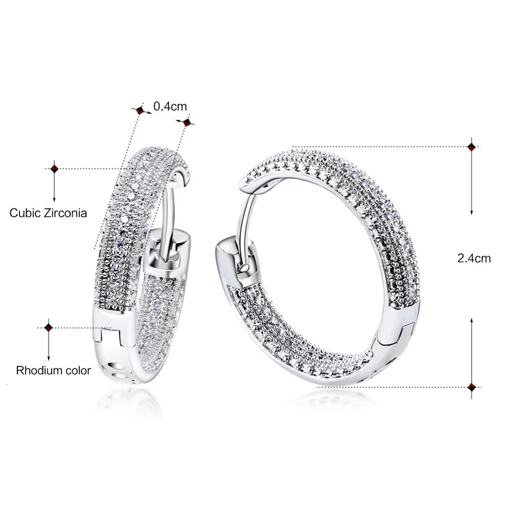 Luxury Hoop Earrings for Women Sparkling White Cubic Zirconia Femme 13 H1e2ee44cc06c46dabd28db60e2a11d203