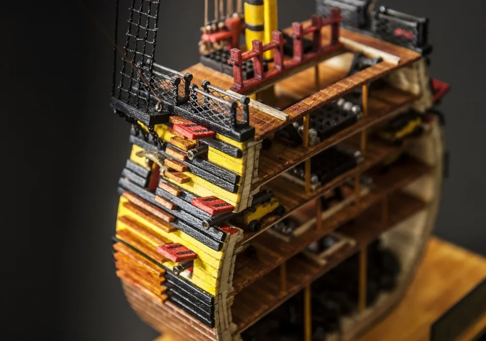 GLX Statua Ornamento Scultura in Scala 1//200 HMS Victory Ship Model Kit Ottone Accessori di Aggiornamento Kit