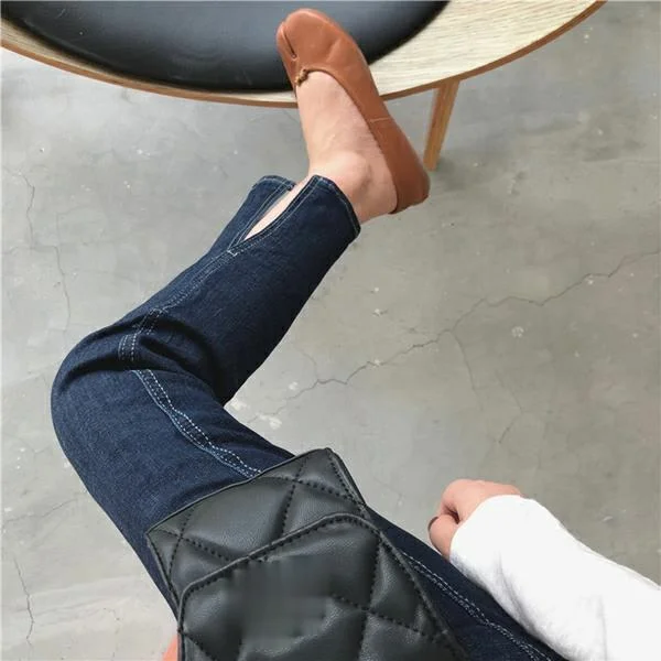 Soft High Waist Women'S Trousers Denim Loose Streetwear Jean Vintage Full Girls Jeans Woman Pants Straight Femme Pantalon Mujer