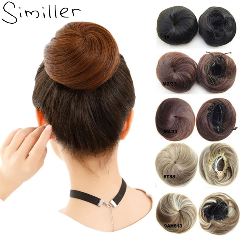 Mejor Compra Similler-extensiones de pelo sintético rizado, coletero elástico con cordón, 34 colores disponibles, 613 # 1B 2 # 99J aJjjDxew