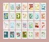 28 Sheets/Set Flower Branch Plant Series Lomo Card Mini Postcard DIY Greeting Card Birthday Gift Card 52*80 mm ► Photo 3/4