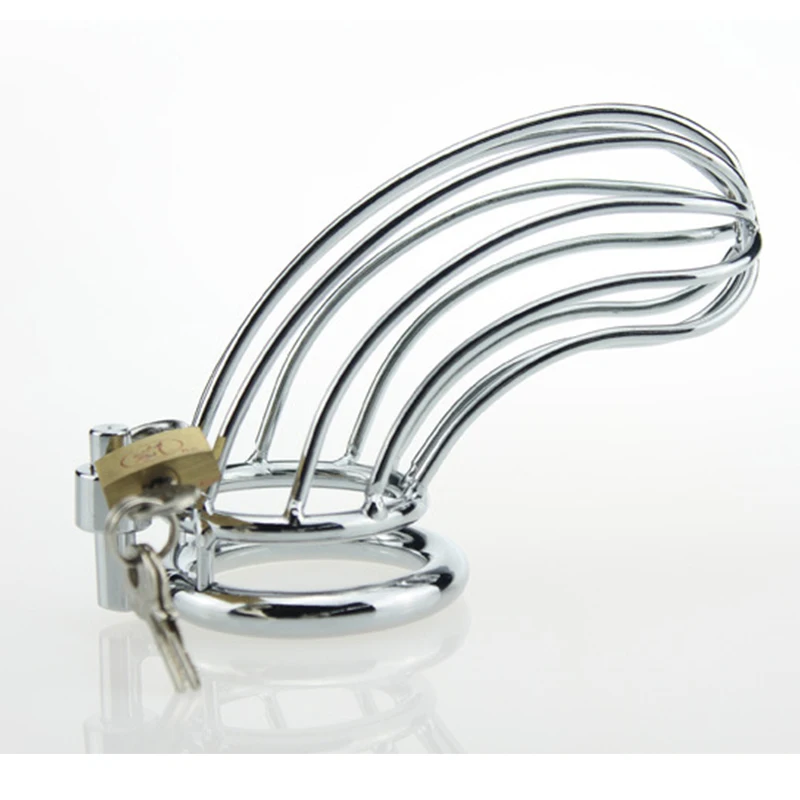 BDSM Chastity Belt Stainless Steel Cage Ring Happy Enjoyment Props