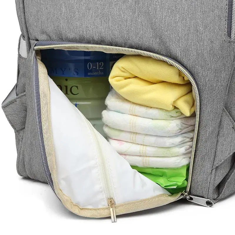Portable Maternity Waterproof Diaper Bag USB Charging Large Capacity Mummy Nursing Backpacks Nappy Bag Baby Care Organizer Bag
