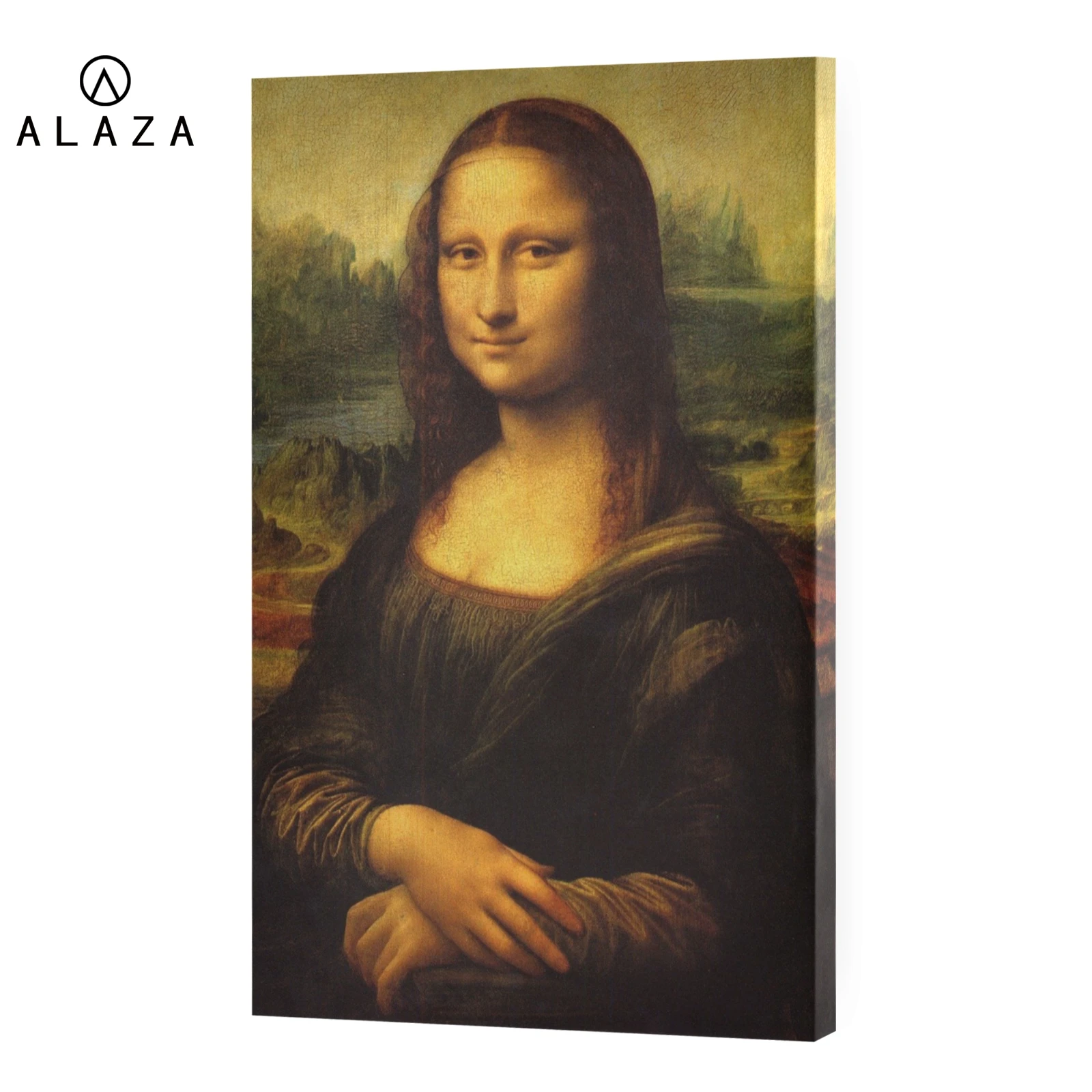 

Mona Lisa Painting Decoration Mural Retro Poster Canvas Paintings and Living Room Wall Art Prints for Modern Home Decor