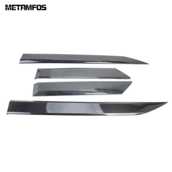 

For Kia Seltos 2019 2020 Carbon Fiber Side Door Strip Body Skirts Cover Molding Trim Sticker Exterior Accessories Car Styling