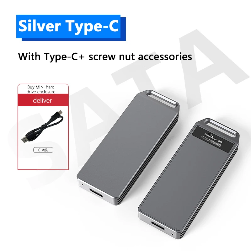 UTHAI M5 M.2 mobile hard disk box NVMe/NGFFto USB3.1 mini solid state hard disk box external