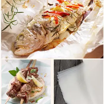 

480Pcs Disposable Food Oil-Absorbing Paper Cake Bread Barbecue Baking Paper Baking Tools Accessories 23x33cm