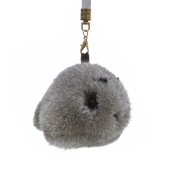 

Mink fur dolphin doll pendant super cute puffer doll pendant lovely key chain