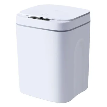

1pc USB Charging Smart Sensor Trash Can Automatic Induction Dustbin with Lid