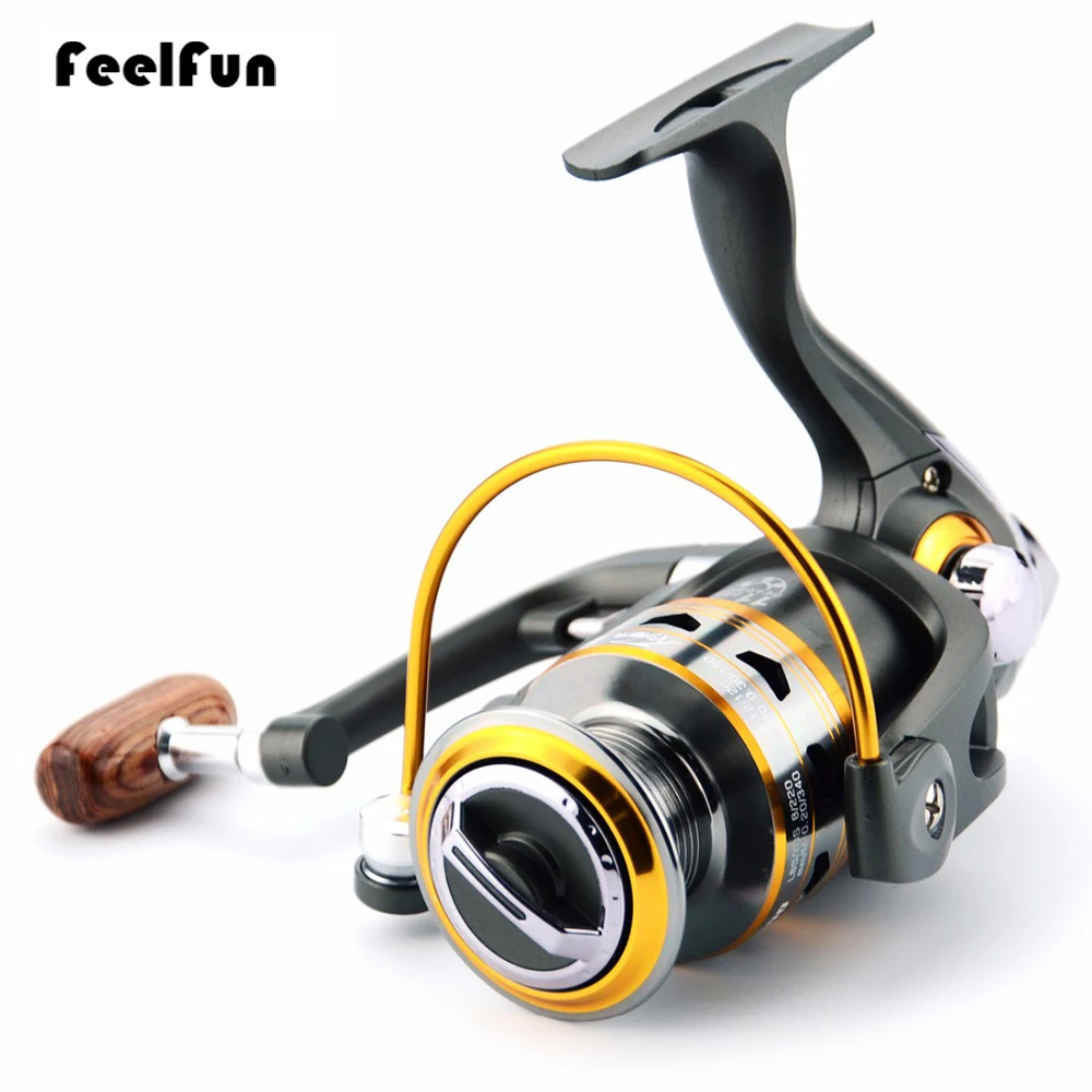 Рыболовная катушка FeelFun 11BB для ловли карпа дешевая пресноводная спиннинговая