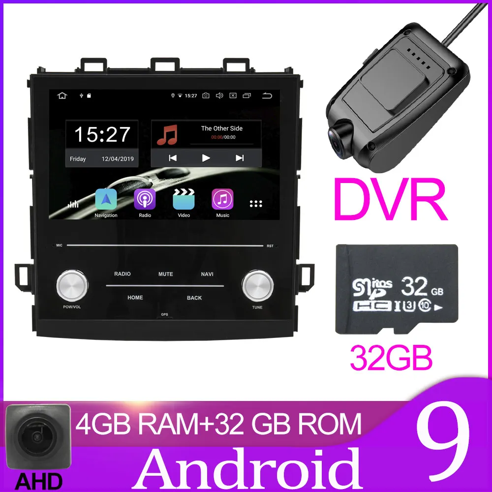 32GB With DVR Owtosin Octa Core Android 9,0 автомобиля радио мультимедиа для Subaru Impreza XV автомобиля gps навигации видео плеер - Цвет: 32GB With DVR