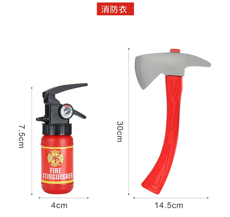 Пожарный член Сэм пожарный детский шлем Огнетушитель пожарный профессиональный опыт персонаж игровой набор игрушек
