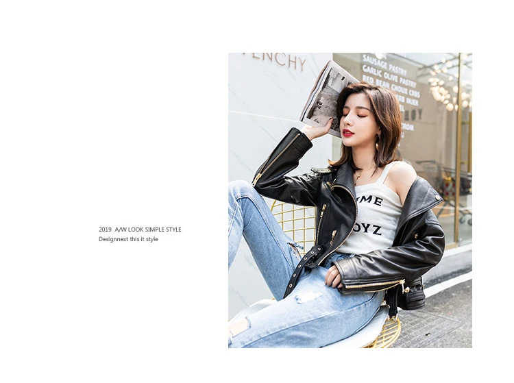 genuine sheepskin leather jacket for women (11)