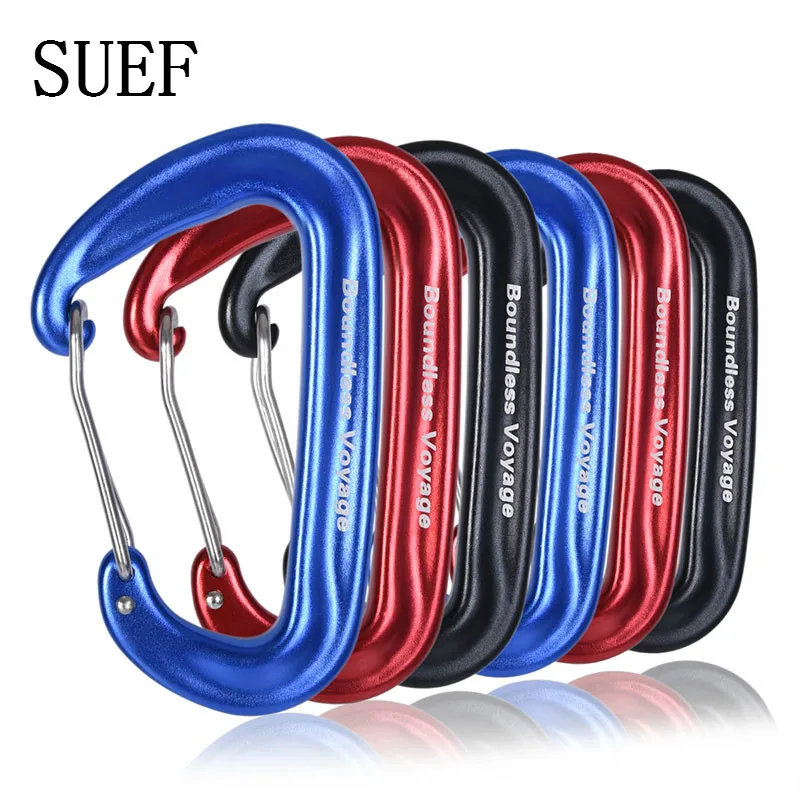 SUEF Boundless Voyage 12KN альпинистские карабины сверхпрочные D образные зажимы