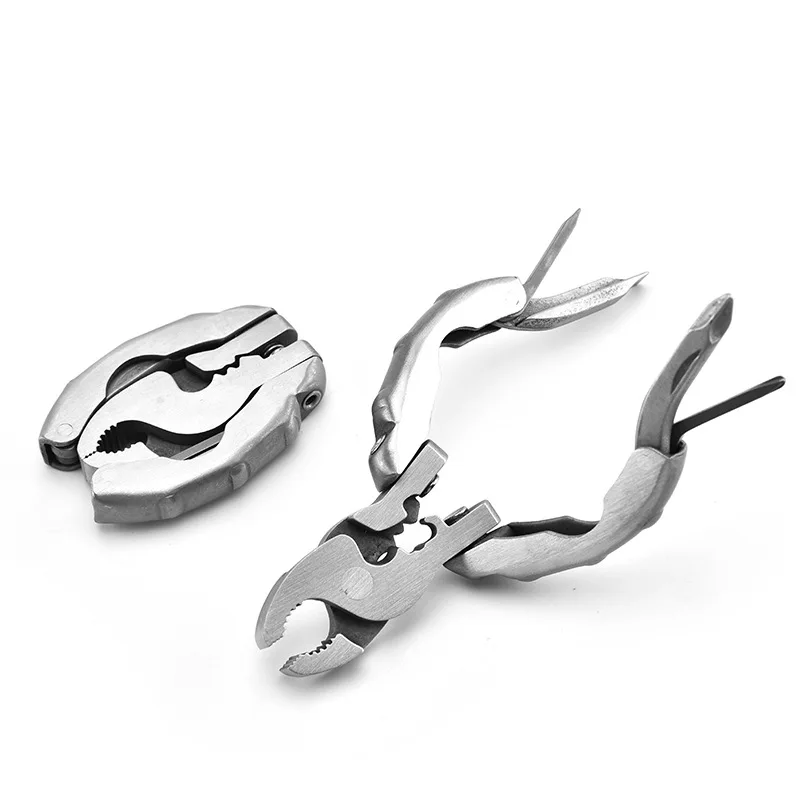 

Multifunctional Outdoor Survival Maintenance Pocket Mini Folding Mini Multi-Function Turtle Back Pliers Screwdriver Portable