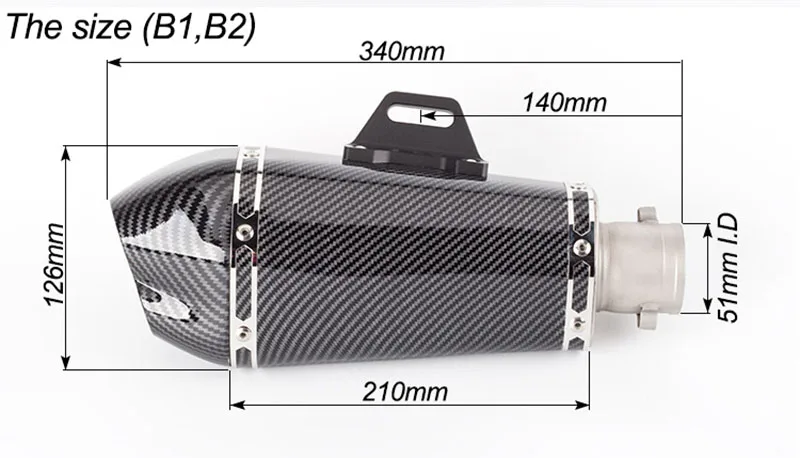 Мото rcycle akrapovic Yoshimura глушитель выхлопной трубы escape moto с DB killer для CB400 Z250 GSX250R RC390 Z900 MT03 GSXS750