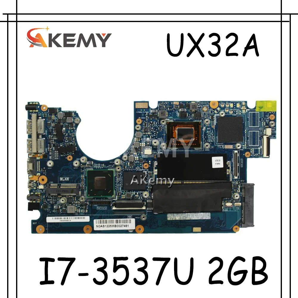 Akemy UX32A материнская плата для ноутбука Asus UX32V UX32VD Материнская I7-3537U/I7-3517 Процессор 2