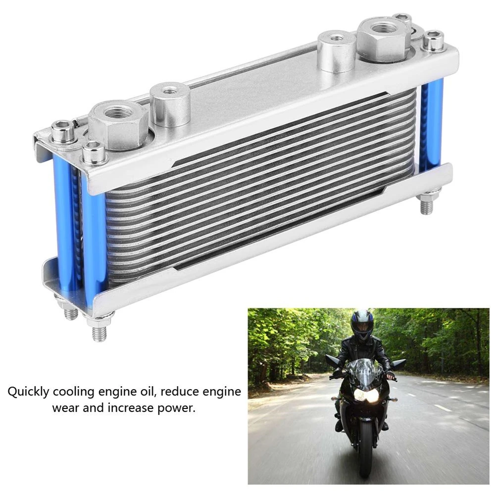 Universal Standard Motorcycle Modified Oil Cooler 80ml Radiator Cnc