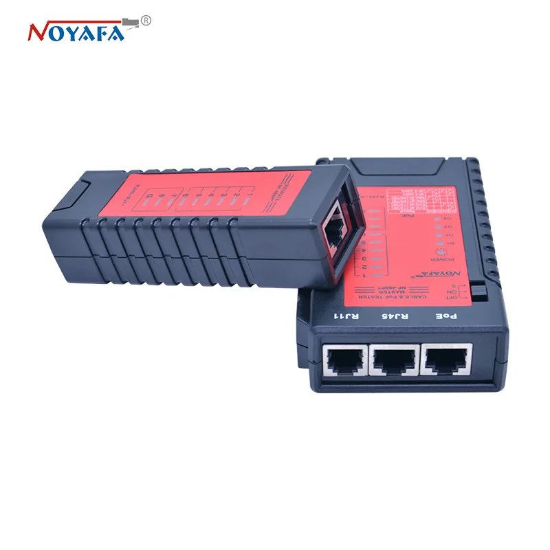 Высокое качество NOYAFA NF 468PT POE тестер проверка кабеля RJ11 RJ45 обнаружение PoE