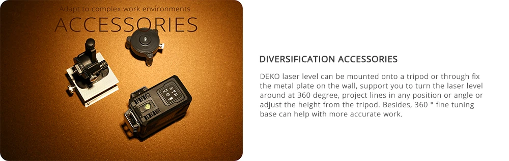 DEKO DC0519L2 12 линий 3D зеленый светильник Горизонтальные и вертикальные линии лазерный уровень с пультом дистанционного управления, высокая точность, самонивелирующийся