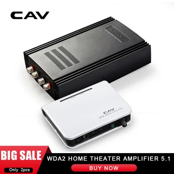

CAV WDA2 Home Theater Amplifier 5.1 Channel Wired/Wireless Amplifier Transmitter/Receiver Combination 2.4G Transmitter Amplifier
