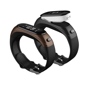 

696 V08 Smart Bracelet 2 In 1 Portable Bluetooth Earphone Blood Pressure