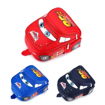 

Disney car cartoon Kindergarten bag for school children backpack boy book bag waterproof 2-6 years old bookbag small backpack