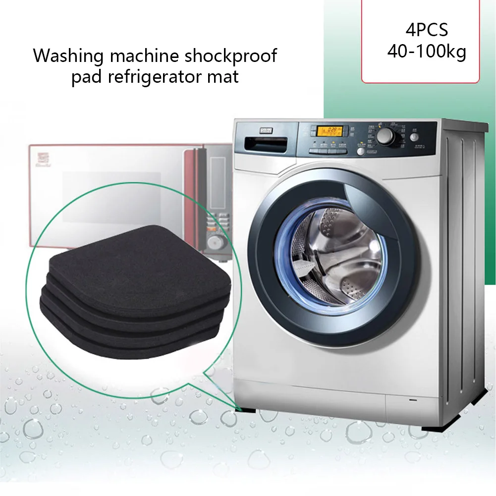 4pcs Washing Machine Pad Mute Shockproof Foot Mats Furniture ...