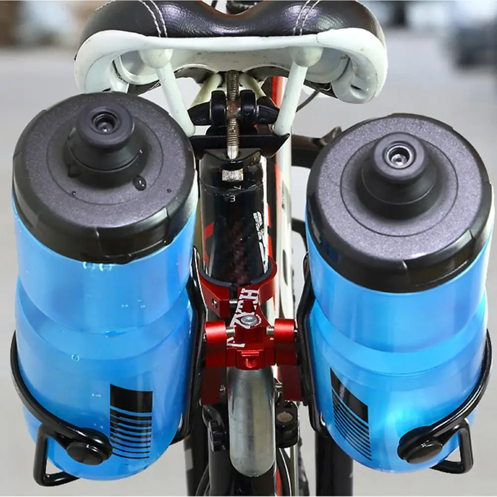 Велосипедный зажим для бутылок держатель адаптер Поддержка алюминиевого сплава держатель для чайника стойка крепление переходный разъем крепление на руль