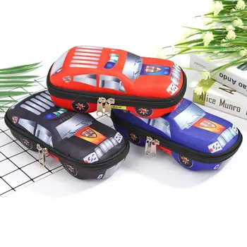 

Hot Sale Pencil Box High-grade EVA Car Shaped Pencil Pouch Bag Box Large Capacity Case Pupil School Stationery Best Gifts