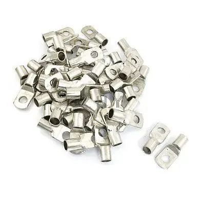 

50 Pcs Non-insulated Ring Tongue Terminal Cable Lug for 16-14 AWG