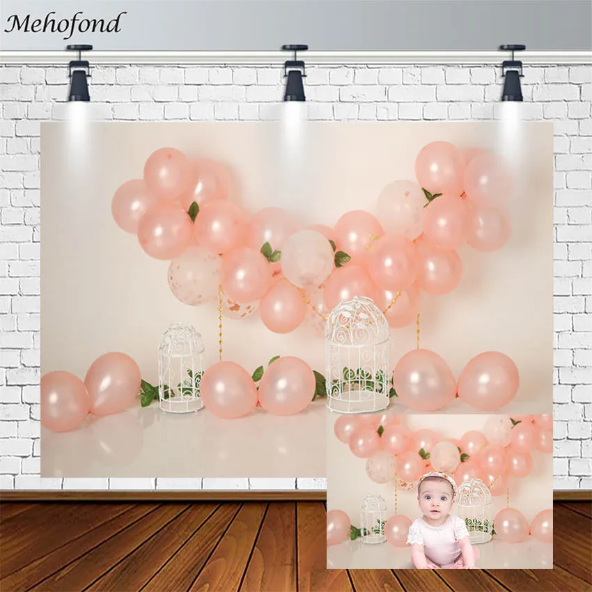 Mehofond на день рождения вечерние Baby Shower фон оранжевый воздушный шар с изображением