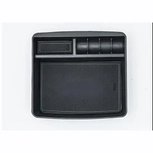 Non-Slip Mat In Central Armrest Container Holder Stowing Box For Toyota Land Cruiser 200 LC200 Accessories 2003-2018