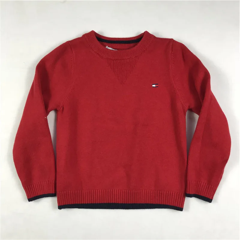 

Boys' Sweater Europe And America Origional College Style Childrenswear 2019 Autumn And Winter New Style Pure Cotton Warm Sweater