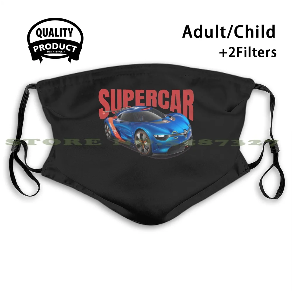 Отличное снаряжение суперкар забавная крутая маска из ткани лабао автомобили