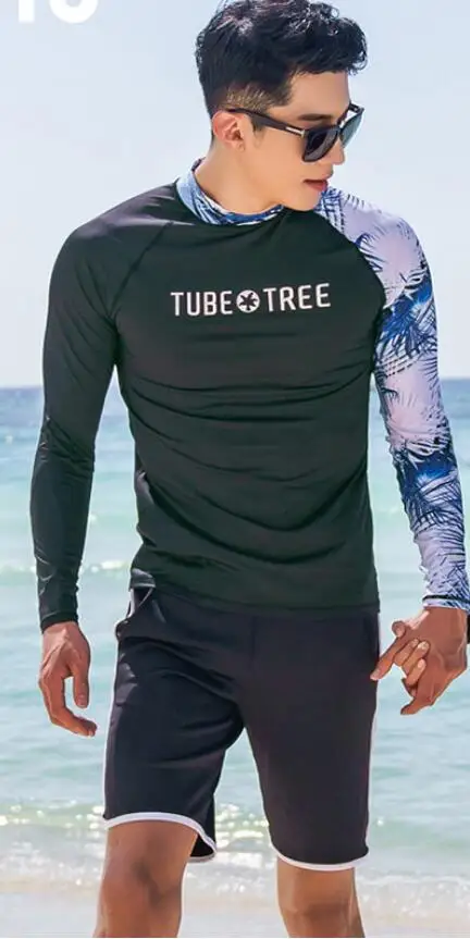 Пара rashguards бикини сексуальная женская одежда для плавания бикини купальный костюм женский летний топ бандо женская одежда сплит - Цвет: see chart