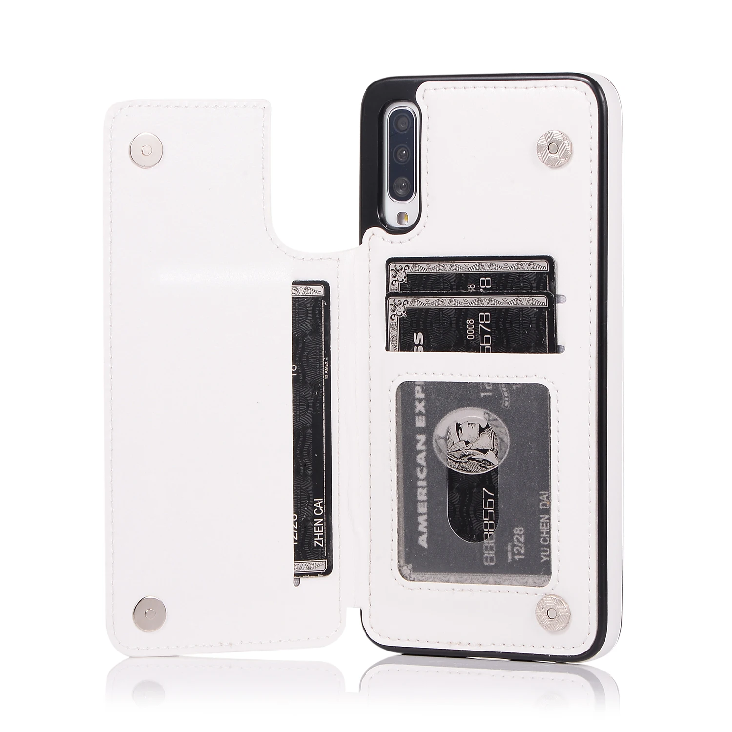 Retro Leather Wallet Stand Cover for Huawei P40 Pro Plus P30 Lite Mate 30 20 Card Slot Magnetic Clasp Shockproof Flip Phone Case 