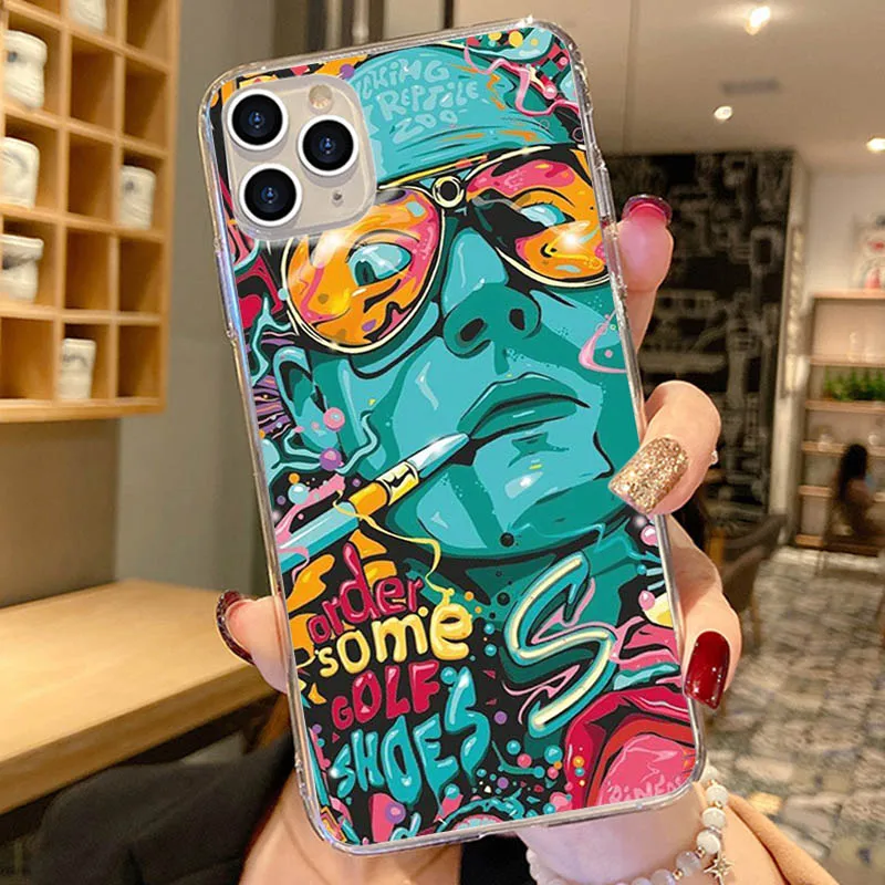 Phone Case For iPhone 13 12 11 Pro XS Max 7 8 6 6s Plus 13Mini SE2020 X XR Graffiti Sticker Art Soft TPU Silicone Cases Cover Phone Case For iPhone 13 12 11 Pro XS Max 7 8 6 6s Plus 13Mini SE2020 X XR Graffiti Sticker Art Soft TPU Silicone Cases Cover