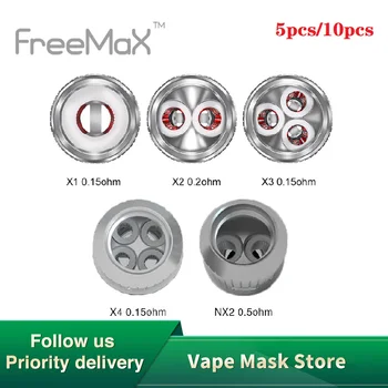 

5pcs 10pcs Freemax Twister Replacement Coil 0.15ohm/0.12ohm/0.2ohm/0.5ohm Coil Head for Freemax Twister Kit/ Fireluke Mesh Tank