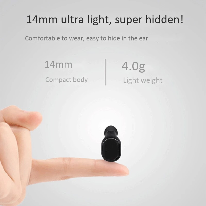 Мини 18 Bluetooth гарнитура 4,1 Ушная затычка стиль уха очень маленький мини скрытая-Беспроводная Спортивная Универсальная