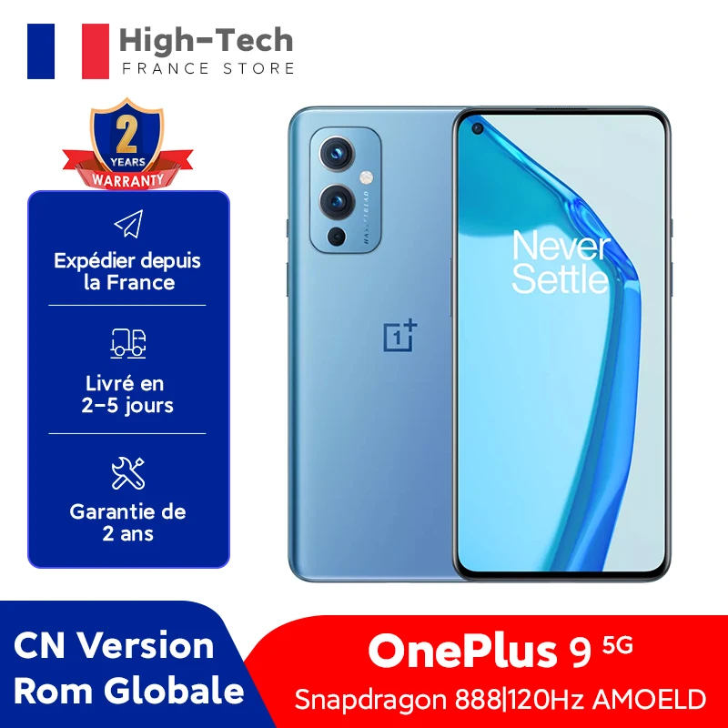 OnePlus 9 5G Snapdragon 888 8GB 128GB/12GB 256GB Smartphone 6.55'' 120Hz AMOLED Display Hasselblad Camer Global Rom | Мобильные